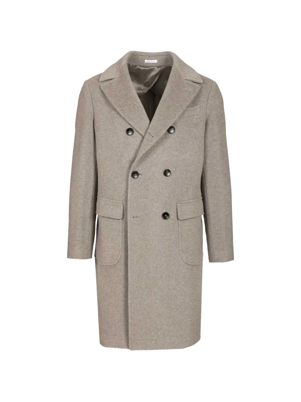 Al Duca D’Aosta 1902 Ulster double-breasted coat - Toni neutri
