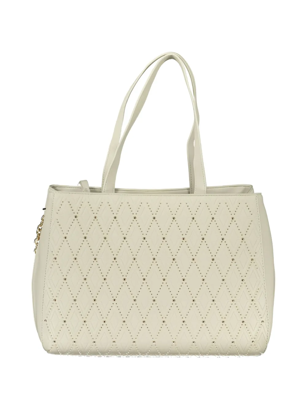 MARIO VALENTINO Shopper met studs Wit