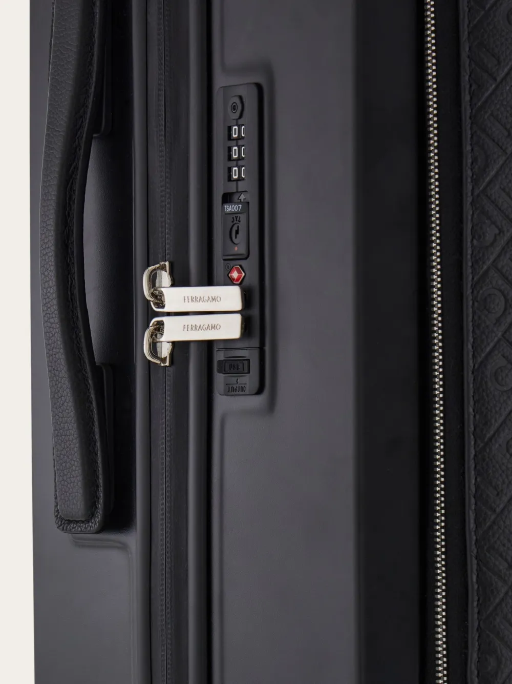 Ferragamo Handbagage met monogram-reliëf Zwart