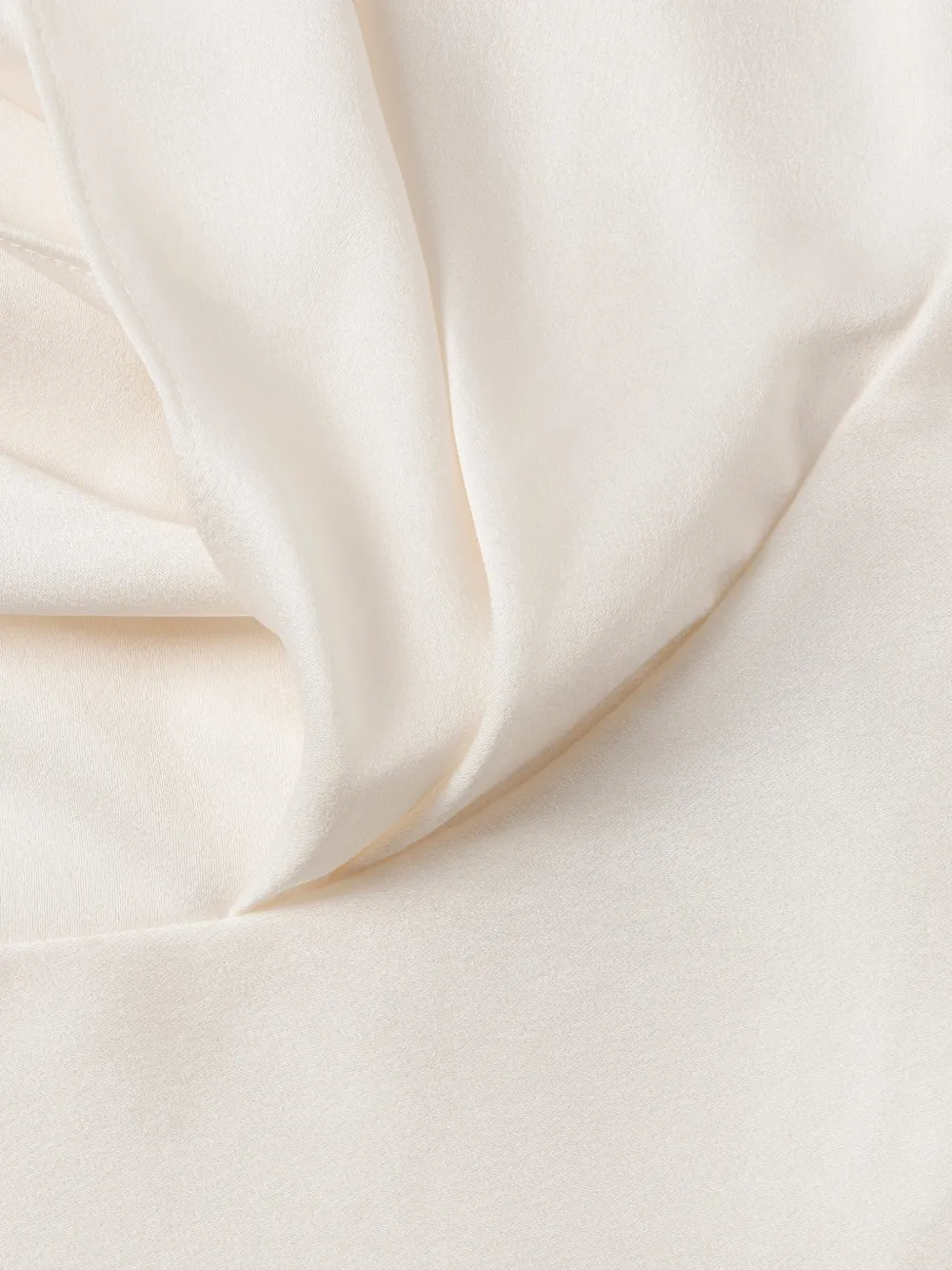 SIMKHAI Samira gedrapeerde asymmetrische blouse Beige