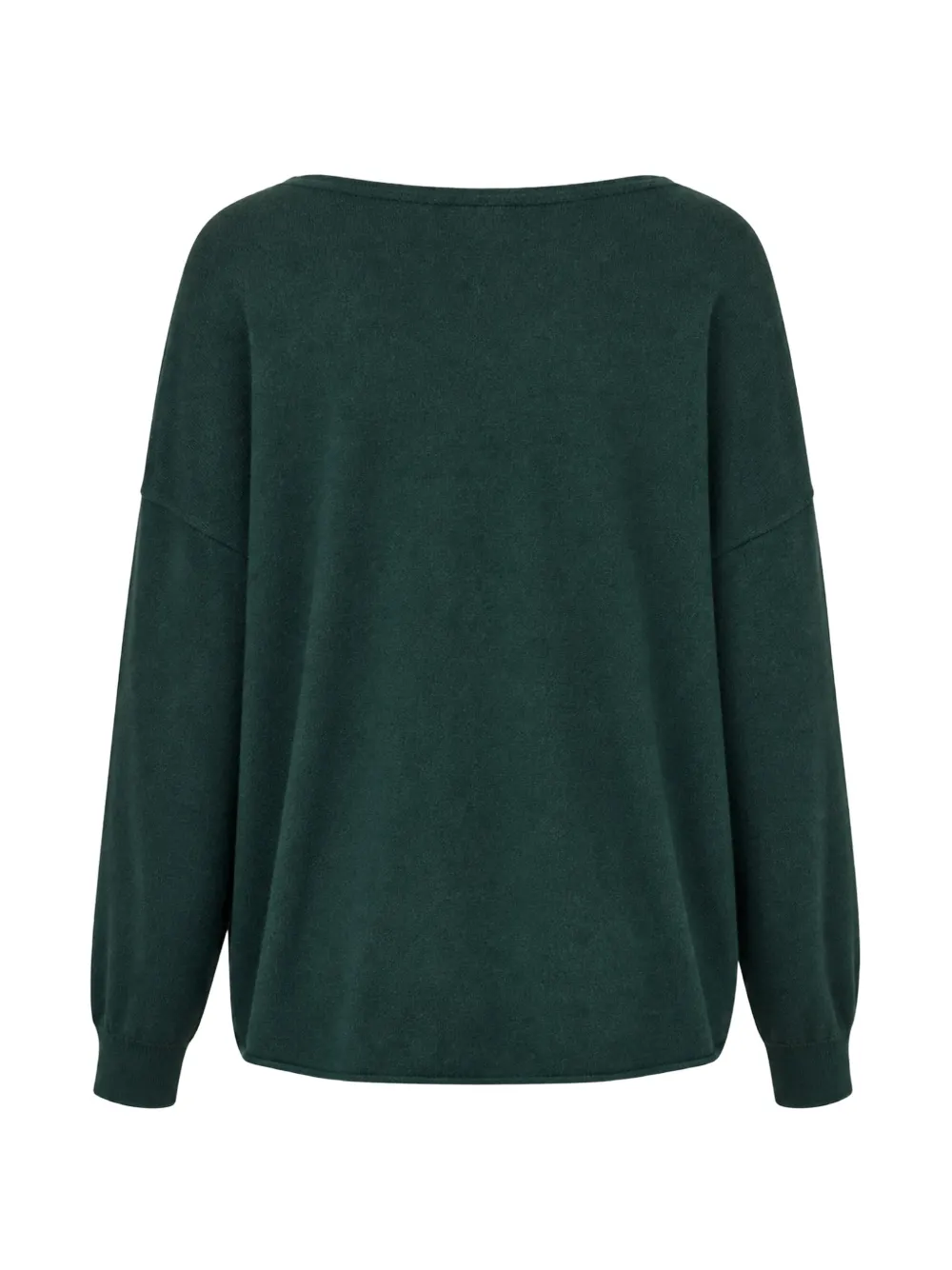 American Vintage Trui met V-hals en lange mouwen Groen