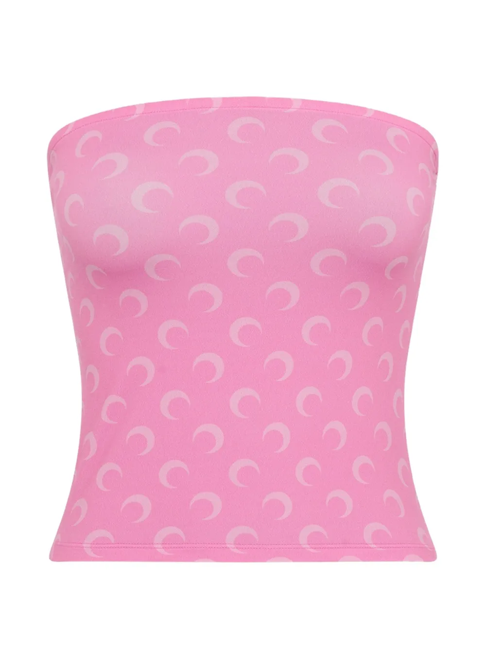 Marine Serre Moon tube top - Rosa