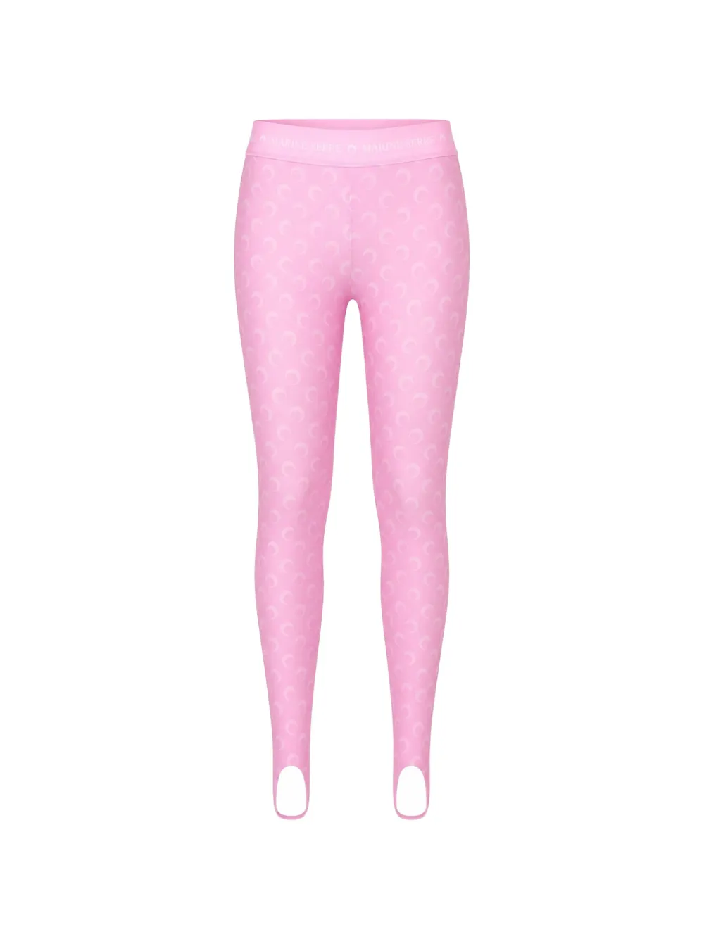 Marine Serre Moon stirrup leggings - Rosa