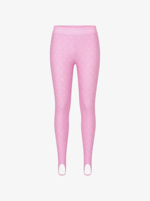 Marine Serre Recycled Moon jersey stirrup leggings