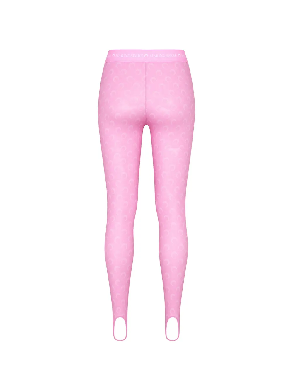 Marine Serre Recycled Moon jersey stirrup legging Roze