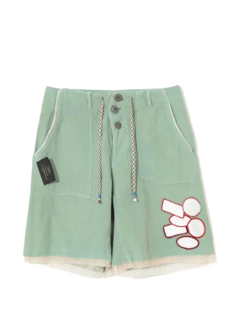 Undercover appliqué layered shorts