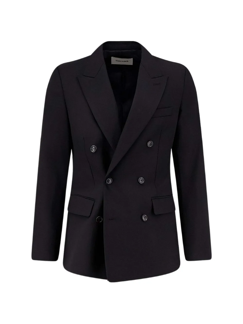 TONYWACK double-breasted buttoned blazer - Nero