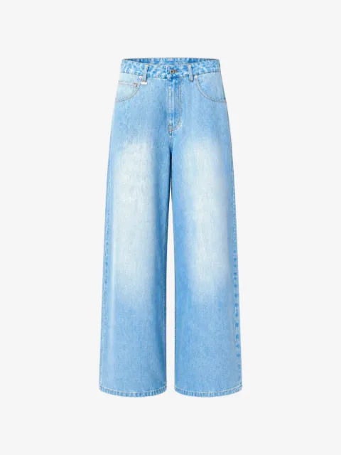 Metalwood Studio faded wide-leg jeans