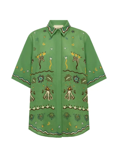 ALEMAIS graphic-print short-sleeve shirt