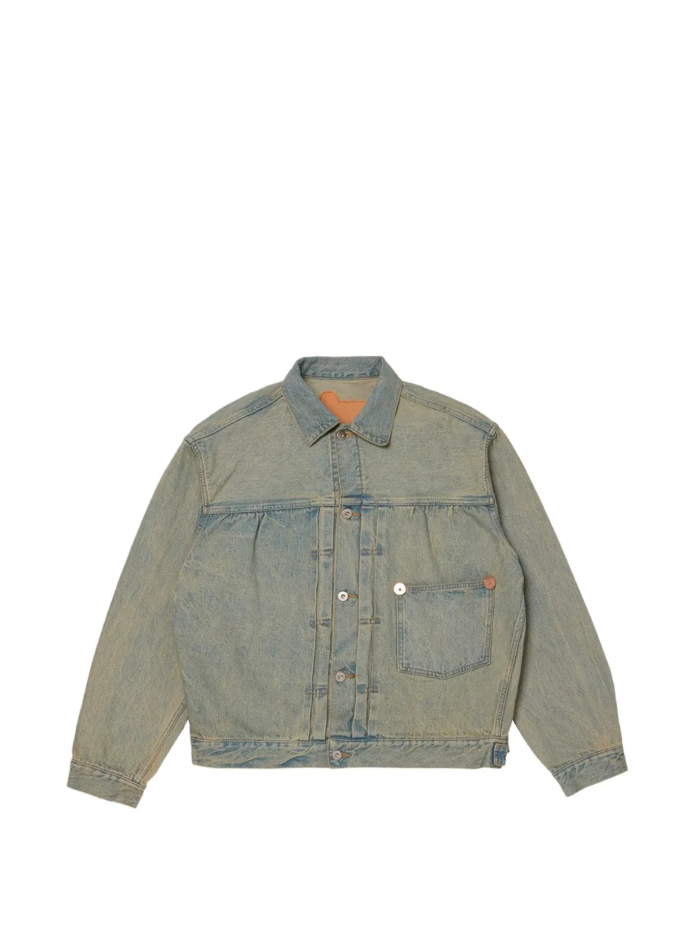 Woolrich button-fastening denim jacket - Blu
