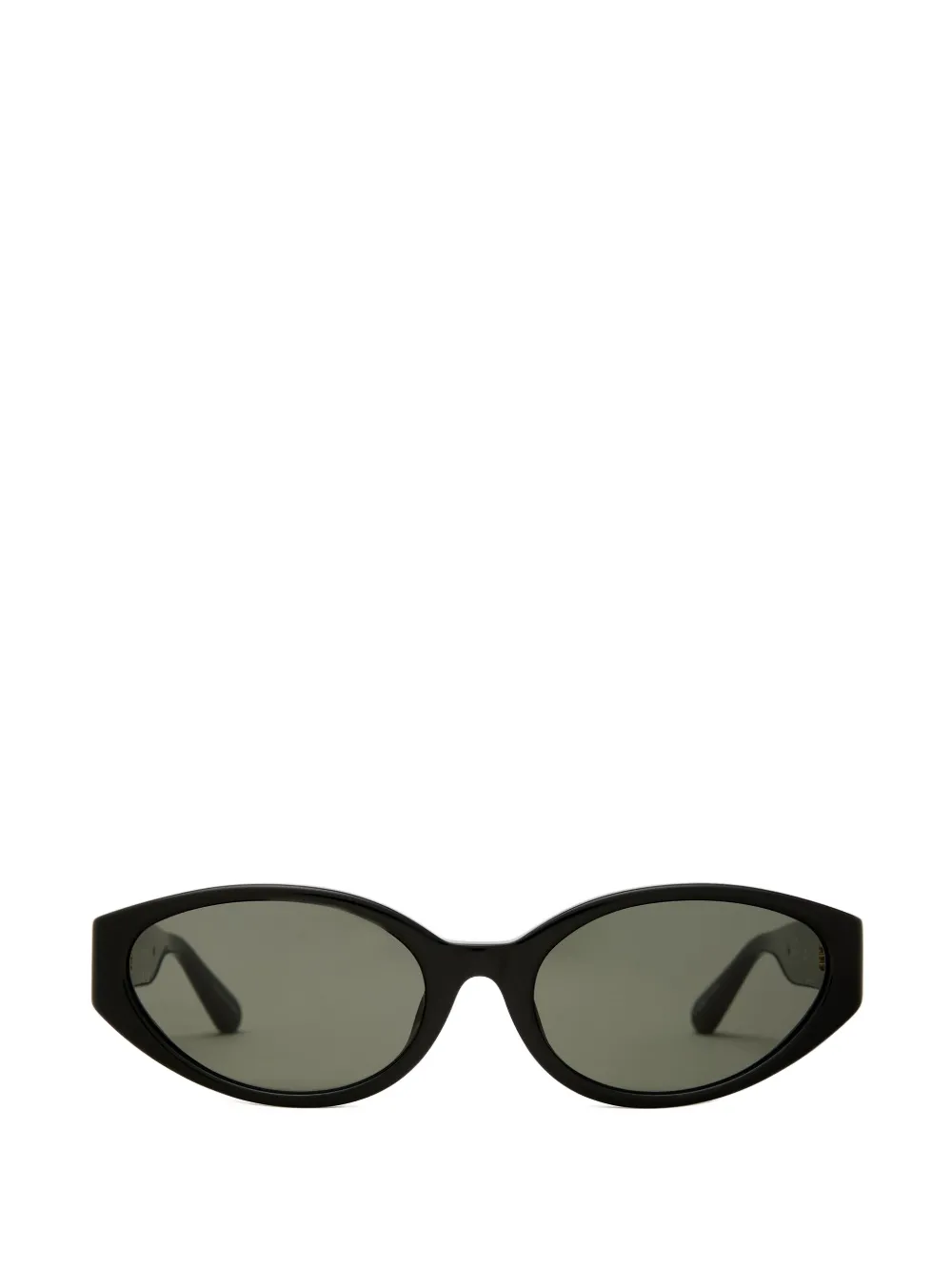 Linda Farrow Lyra oval-frame sunglasses - Nero