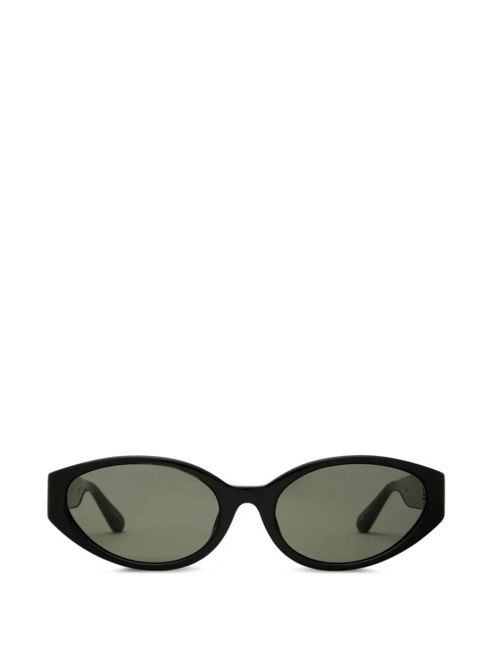 Linda Farrow Lyra oval-frame sunglasses - Nero