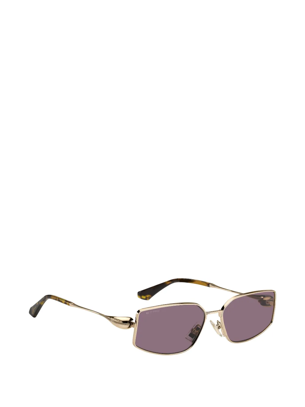 ETRO Zonnebril met geometrisch montuur Goud