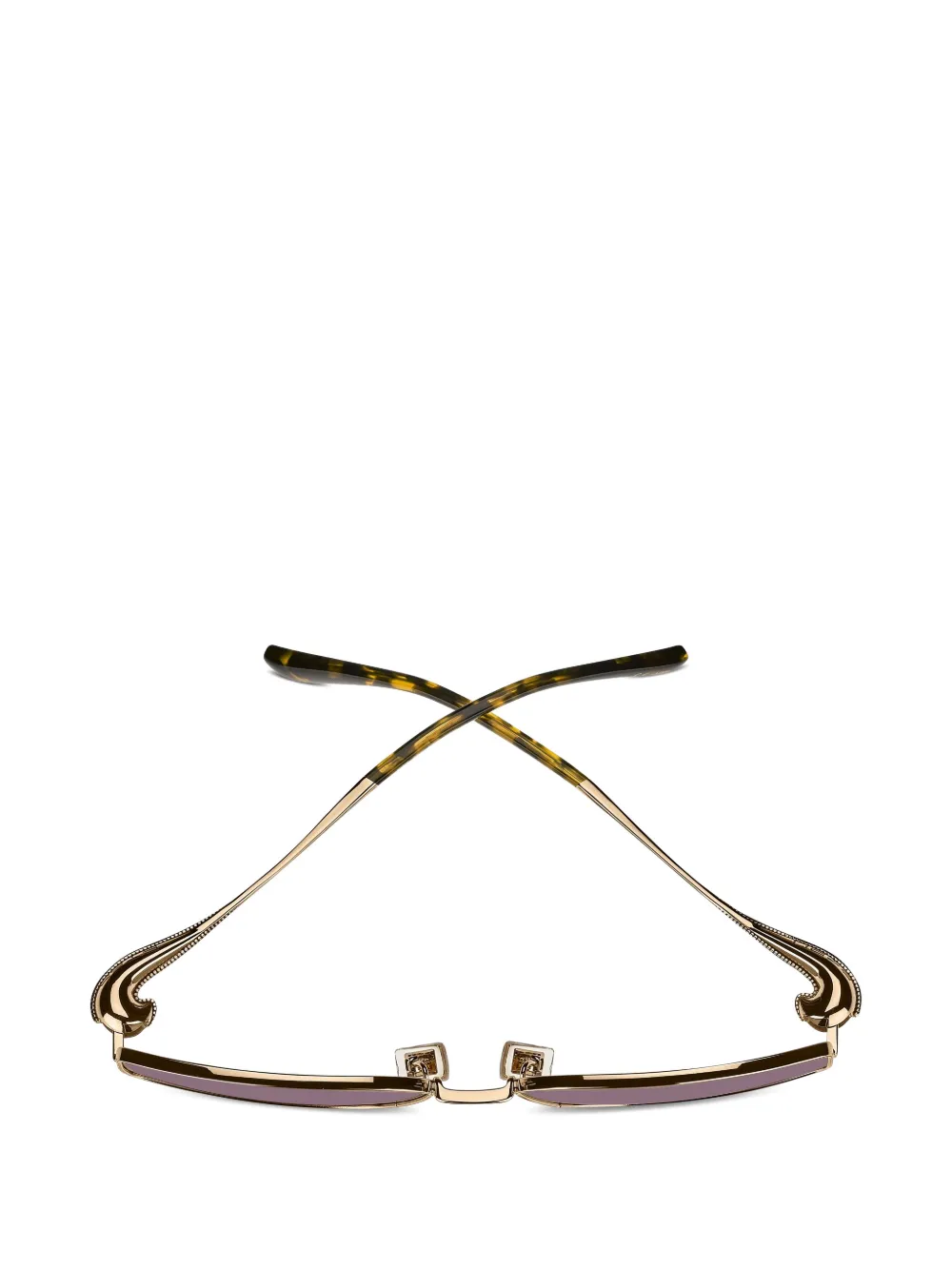 ETRO Zonnebril met geometrisch montuur Goud