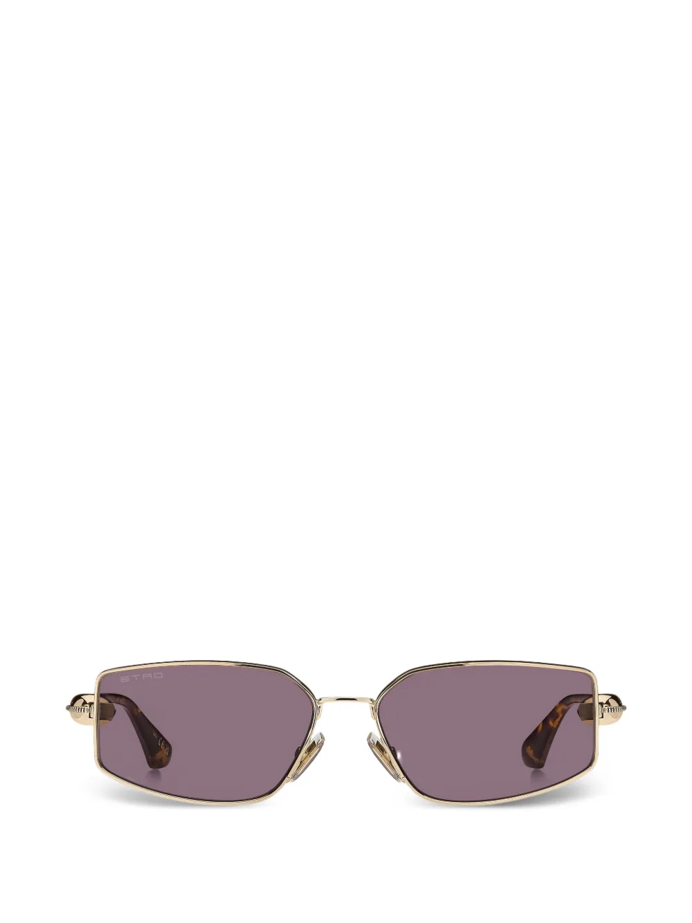 ETRO geometric-frame sunglasses - Oro