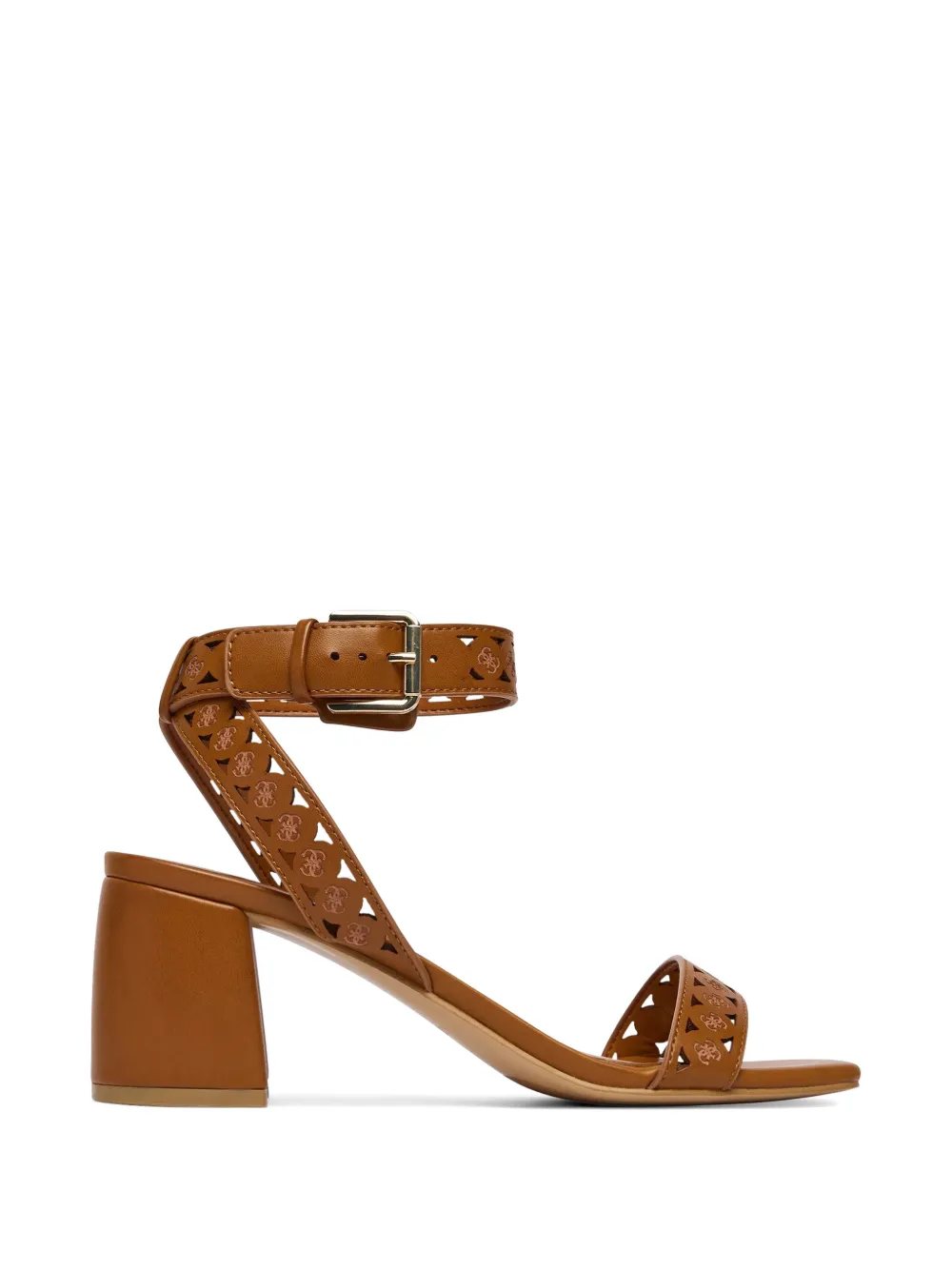 GUESS USA Gastine sandalen met logo-reliëf Bruin