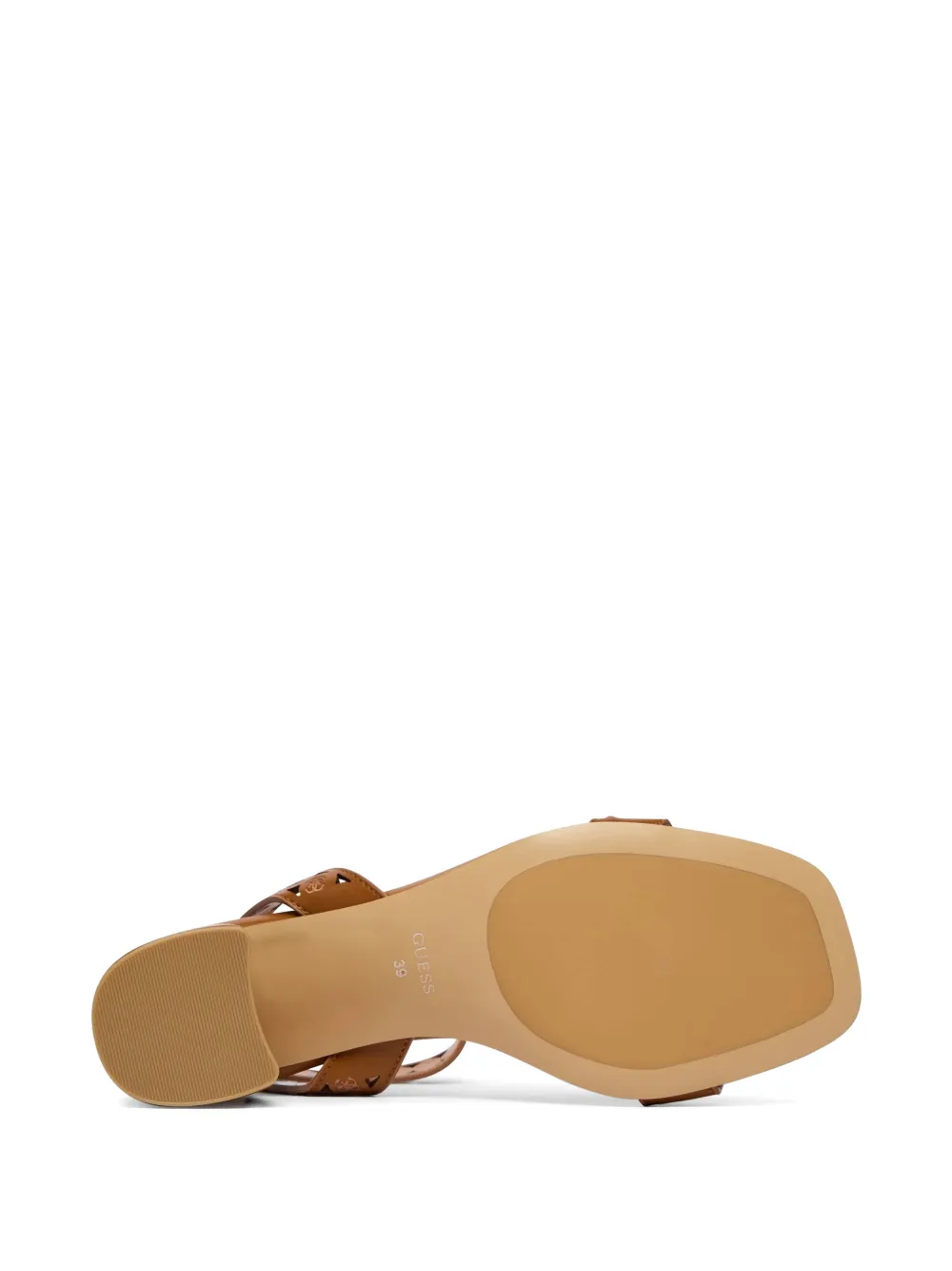 GUESS USA Gastine sandalen met logo-reliëf Bruin