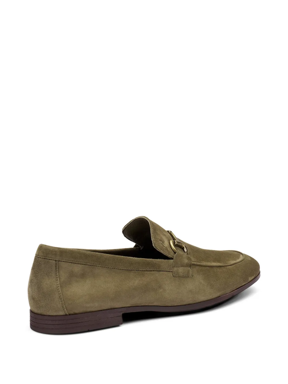 FRAU Suède loafers met gespdetail Groen