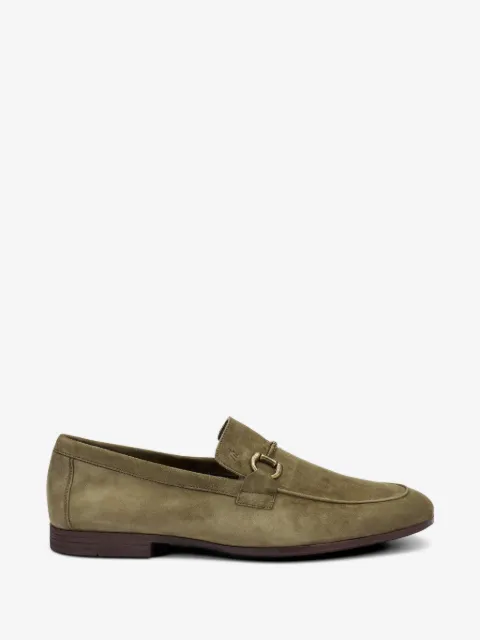 FRAU clasp-detail suede loafers
