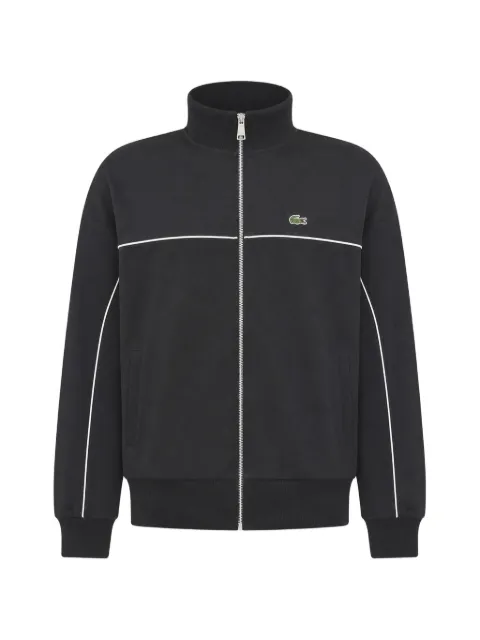 Lacoste sweatshirt med broderet logo og lynlåslukning