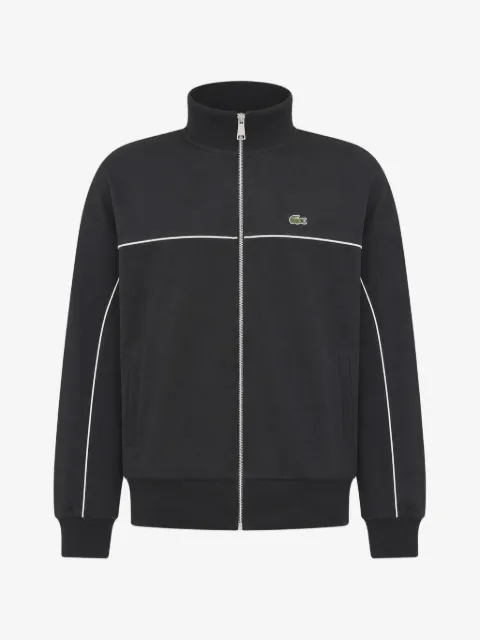 Lacoste sudadera con logo bordado y cierre