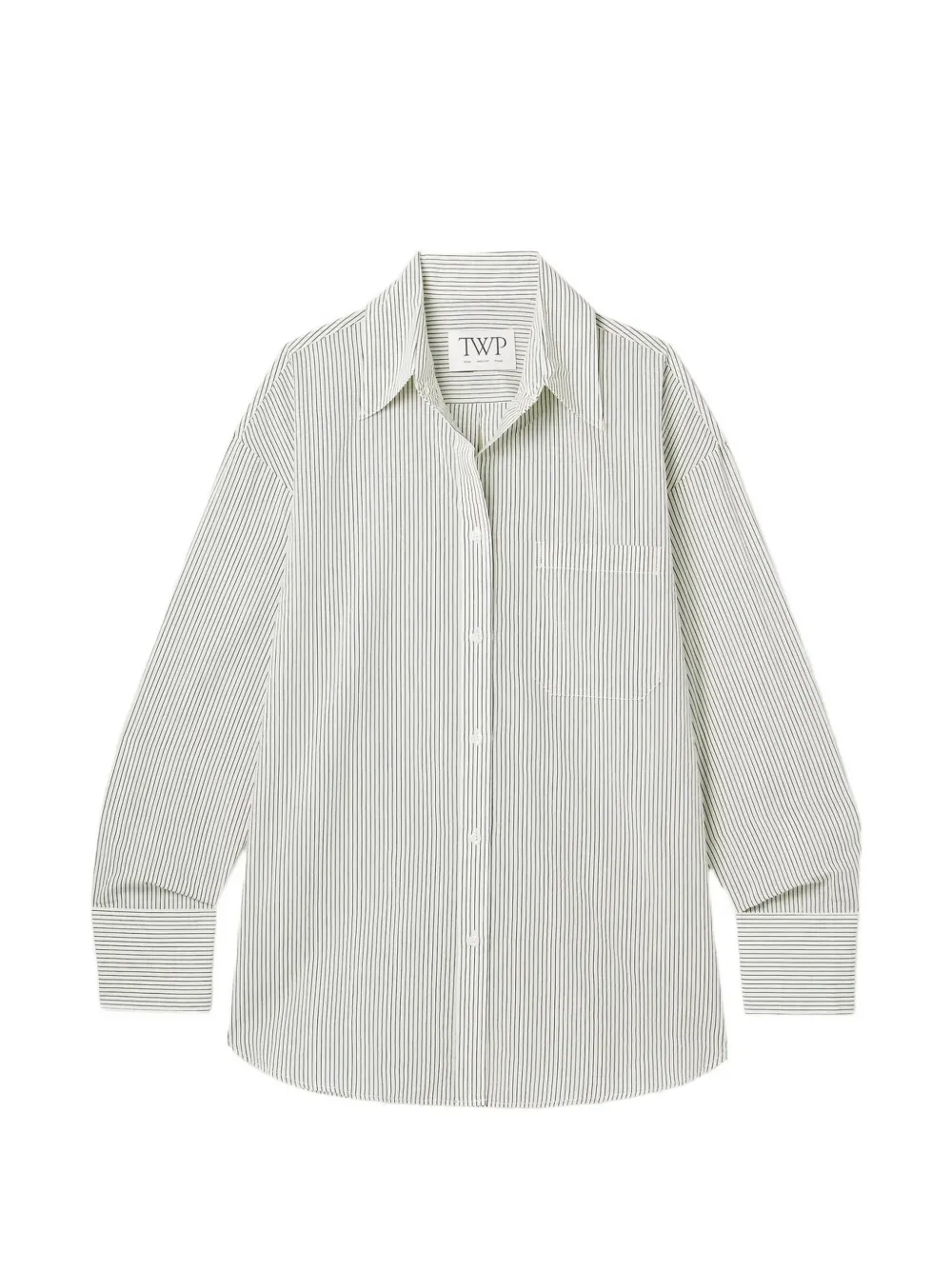 TWP Big Joe striped shirt - Nude