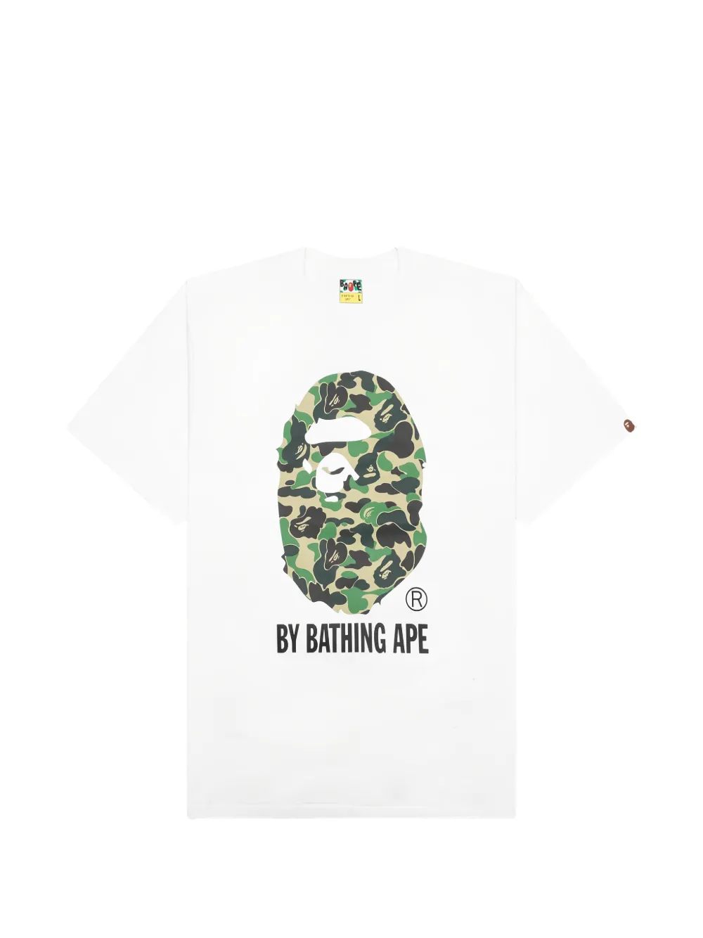 A BATHING APE® logo-patch T-shirt - Bianco