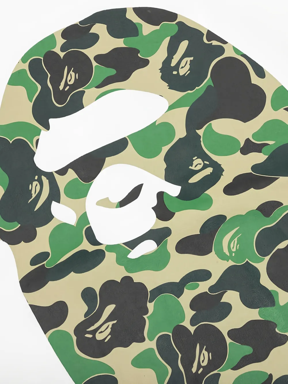 A BATHING APE T-shirt met logopatch Wit
