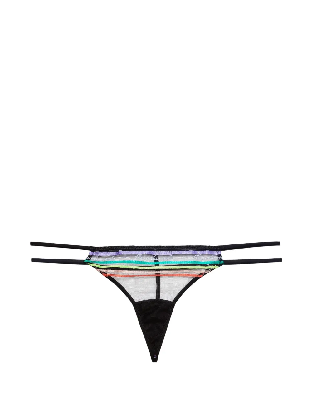 Fleur Du Mal Taste Le Rainbow V-string thong