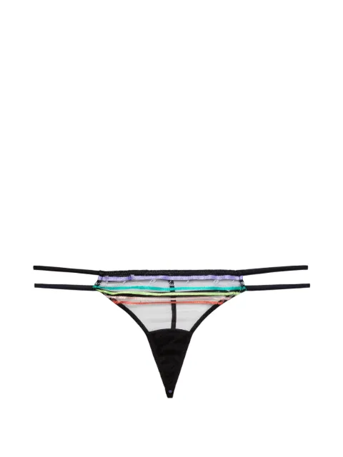 Fleur Du Mal Taste Le Rainbow V-string thong