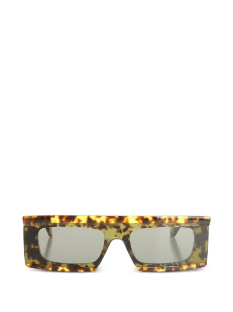Alaia Eyewear tortoiseshell-effect rectangle-frame sunglasses