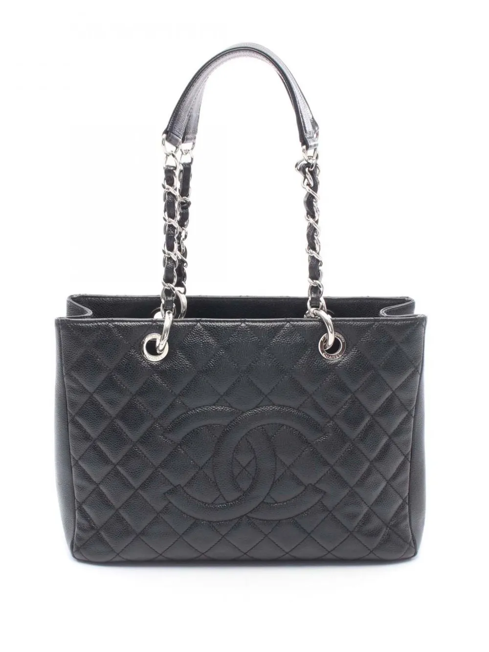 CHANEL Pre-Owned 2012 Caviar Grand Shopping tote bag - Schwarz