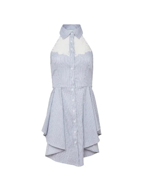 Fleur Du Mal vestido corto con cuello halter