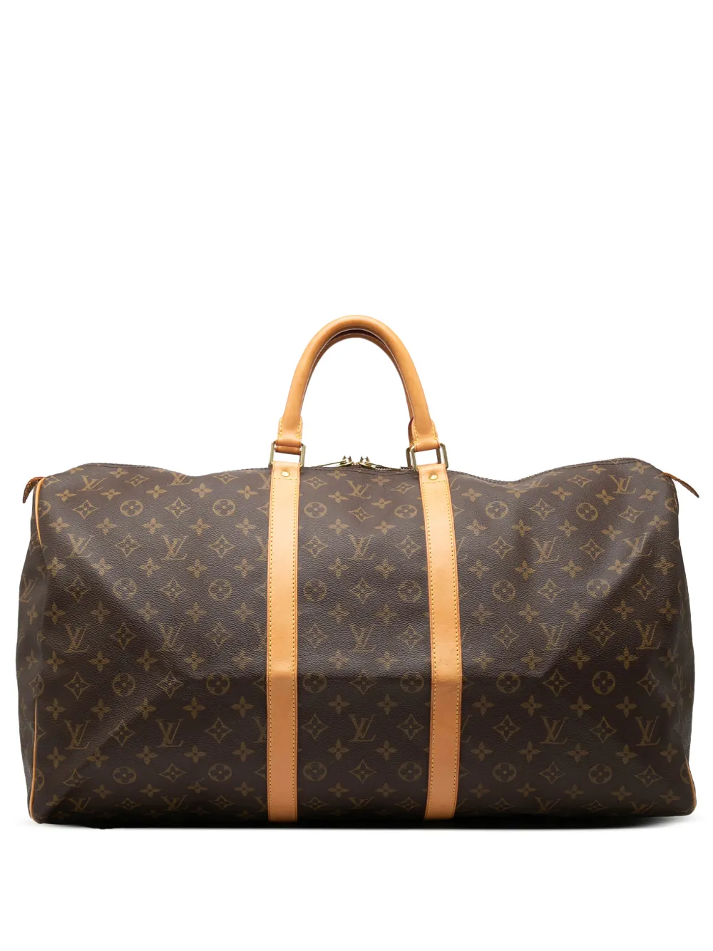 Louis Vuitton Pre-Owned 2001 Monogram Keepall 55 travel bag - Marrone