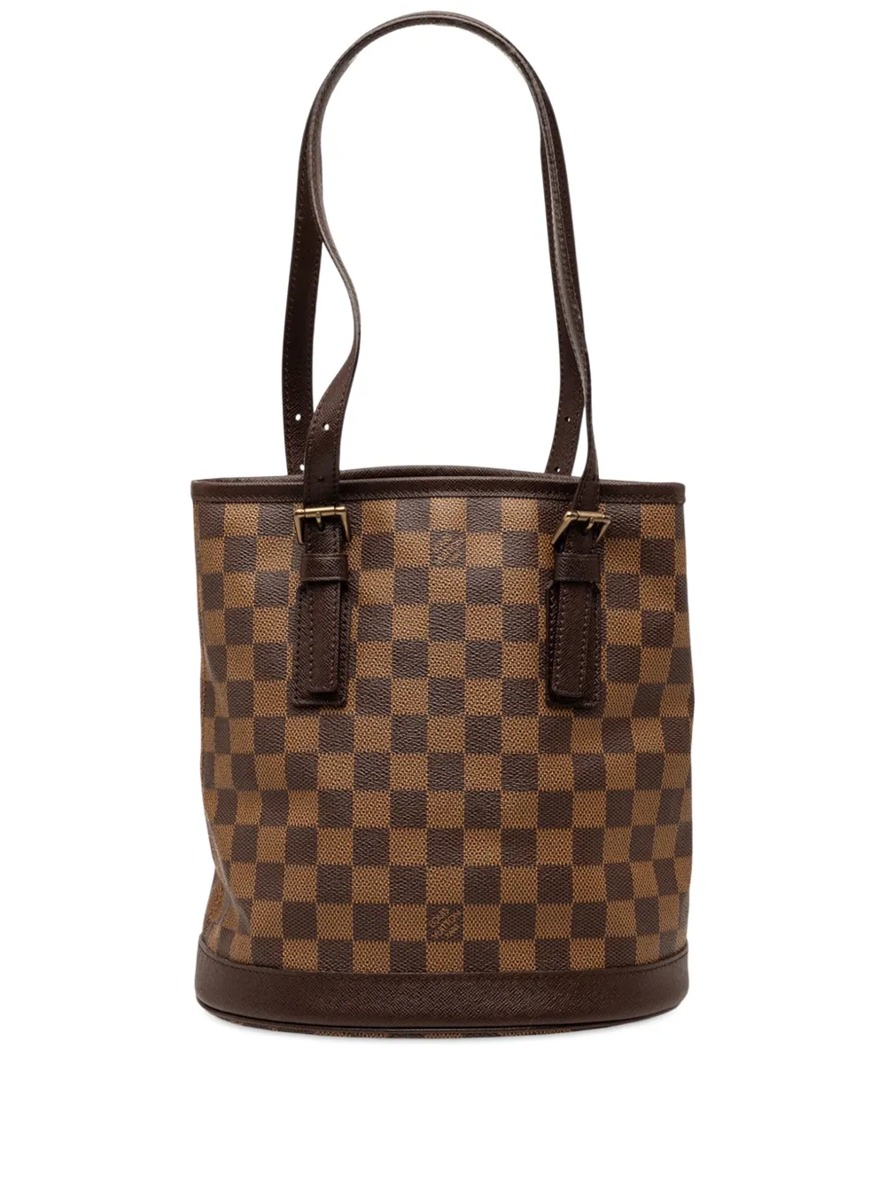 Louis Vuitton Pre-Owned 1998 Damier Ebene Marais bucket bag - Marrone