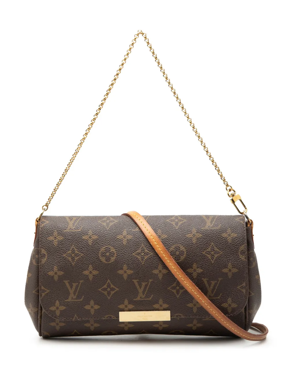 Louis Vuitton Pre-Owned 2015 Monogram Favorite MM satchel - Braun