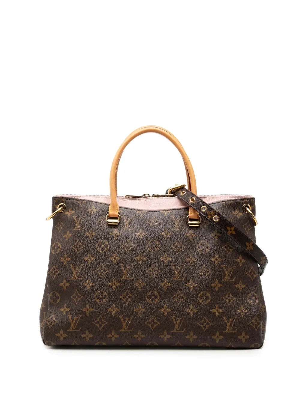 Louis Vuitton Pre-Owned 2015 Monogram Pallas MM satchel - Marrone