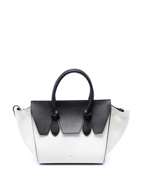 Celine Pre-Owned 2015 Medium Bicolor Calfskin Tie Knot tote bag