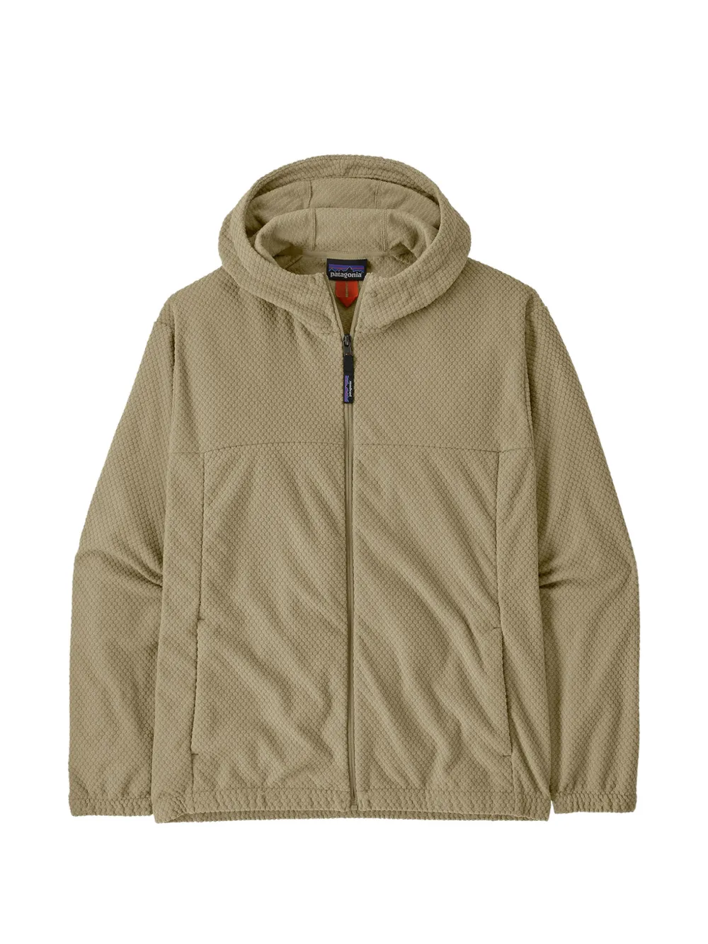 Patagonia zip-up waffle-knit hoodie - Toni neutri