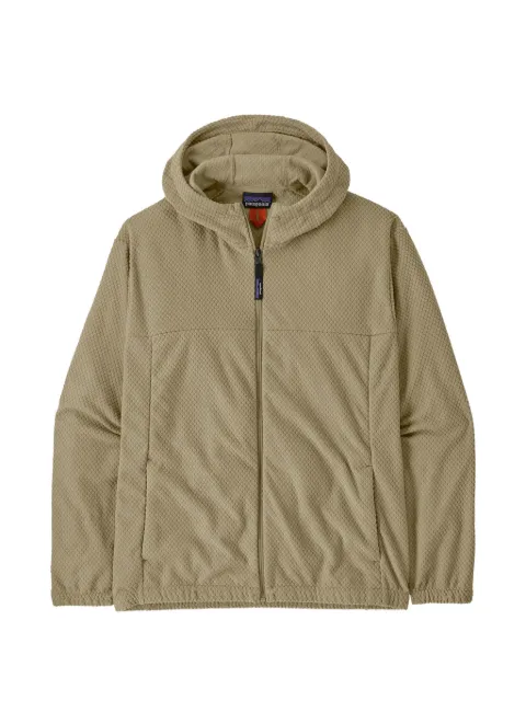 Patagonia zip-up waffle-knit hoodie