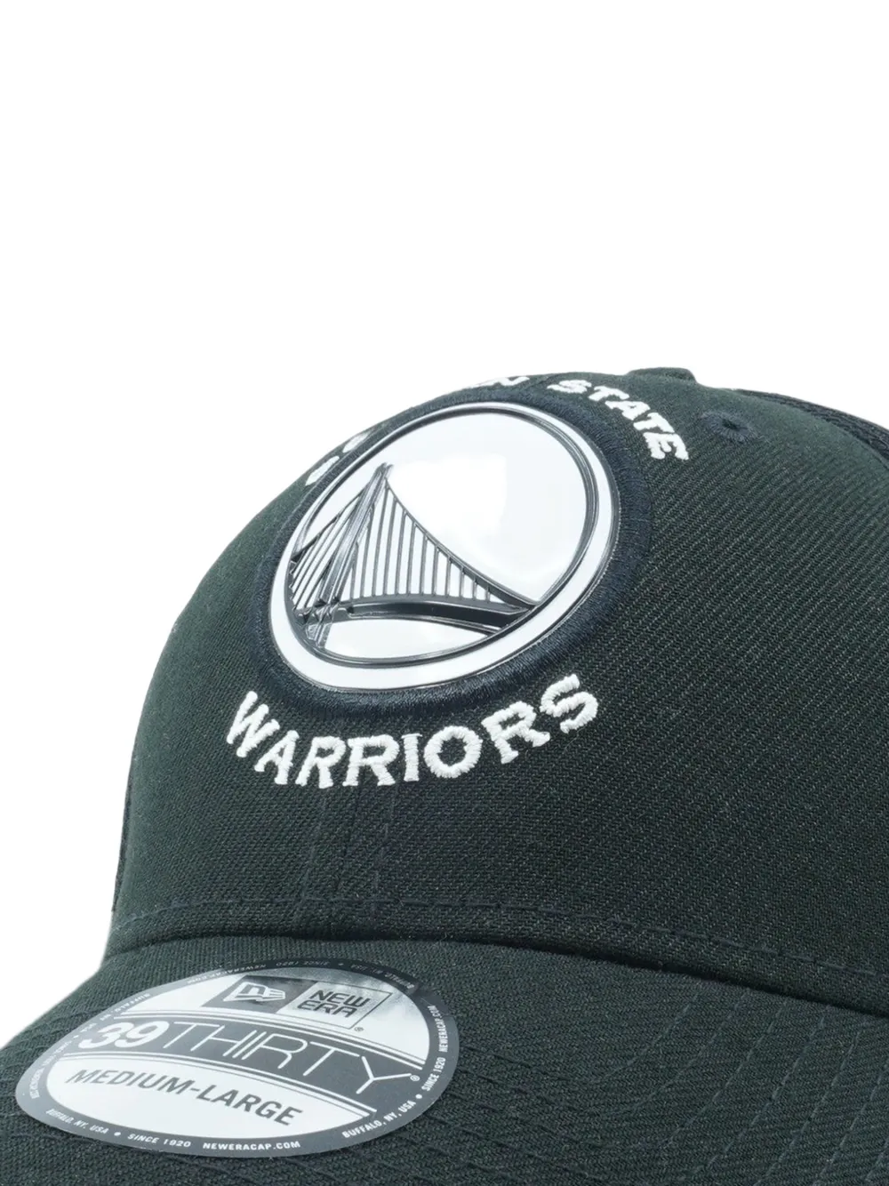 NEW ERA CAP 39THIRTY Golden State Warriors pet Zwart