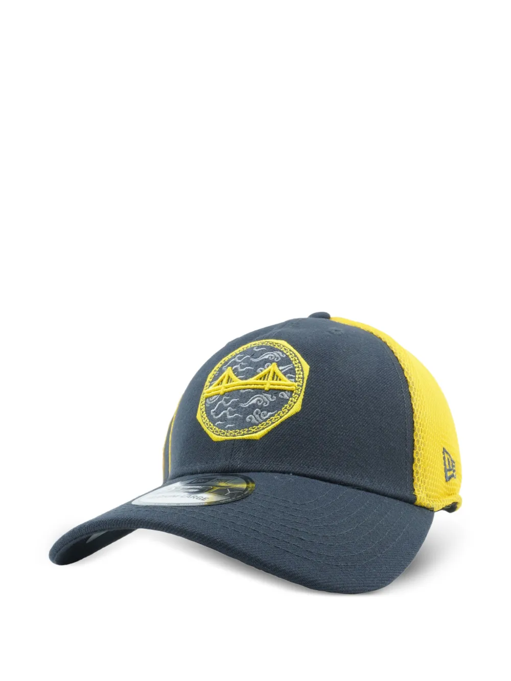 NEW ERA CAP 39THIRTY Golden State Warriors 2018 City Series Stretch Fit pet Zwart