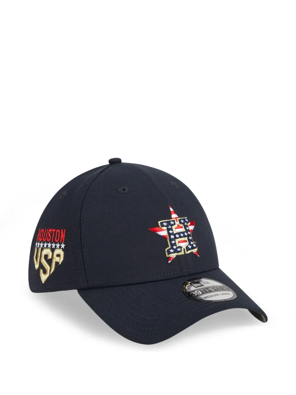 NEW ERA CAP 39THIRTY Houston Astros Fourth Of July pet Zwart