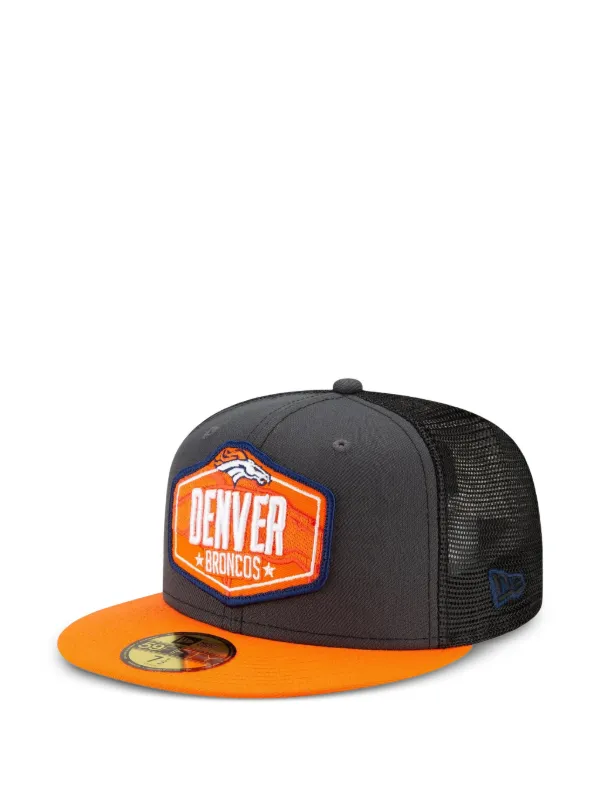 fitted hat broncos trucker hat