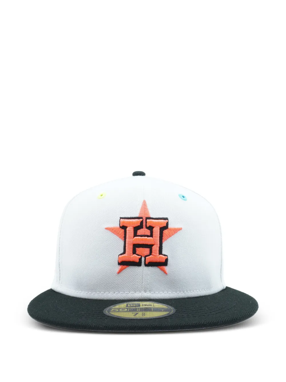 NEW ERA CAP 59FIFTY Houston Astros pet met geborduurd logo Wit