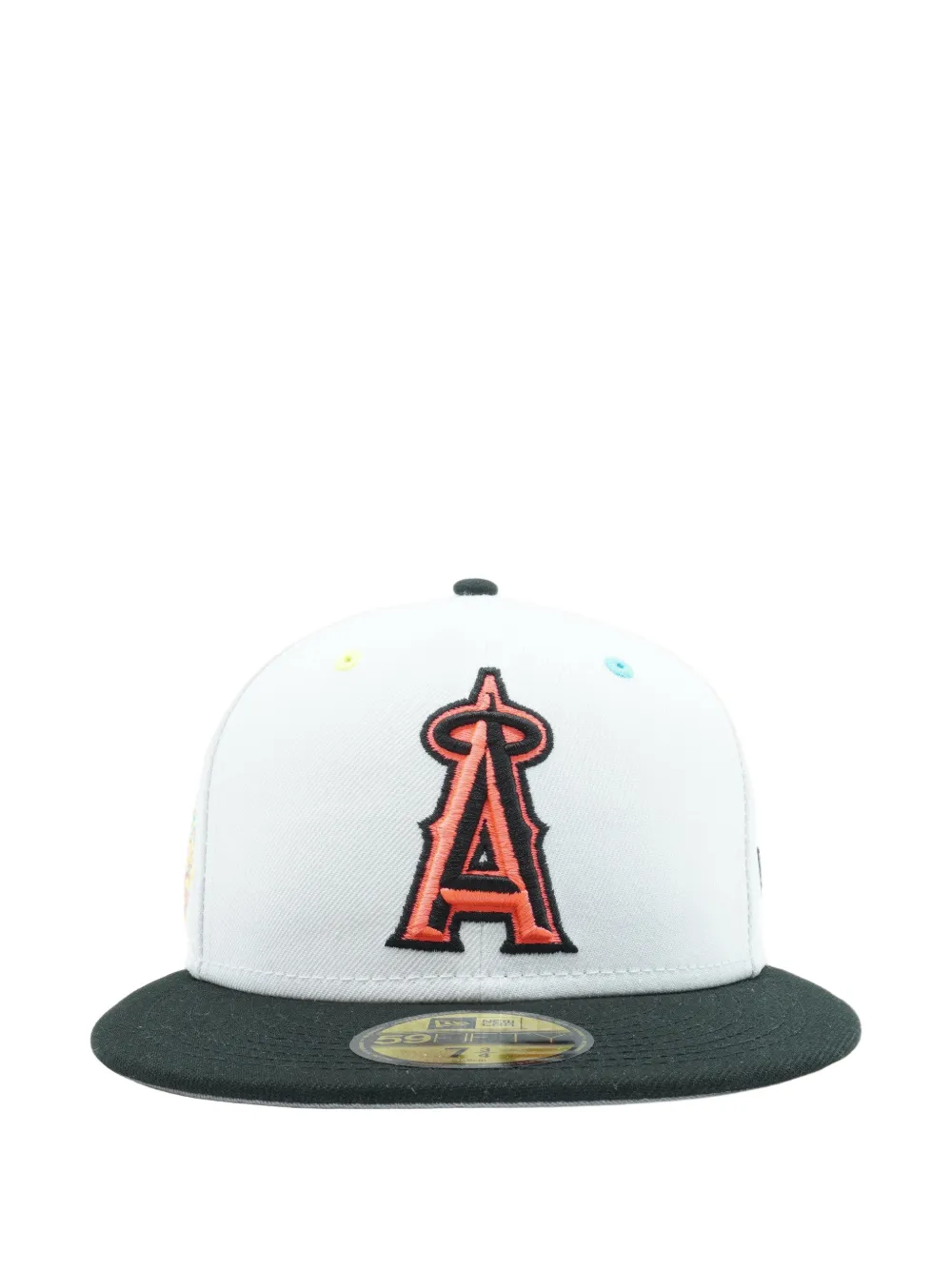 New Era 59fifty Los Angeles Angels 2002 World Series Hat In White