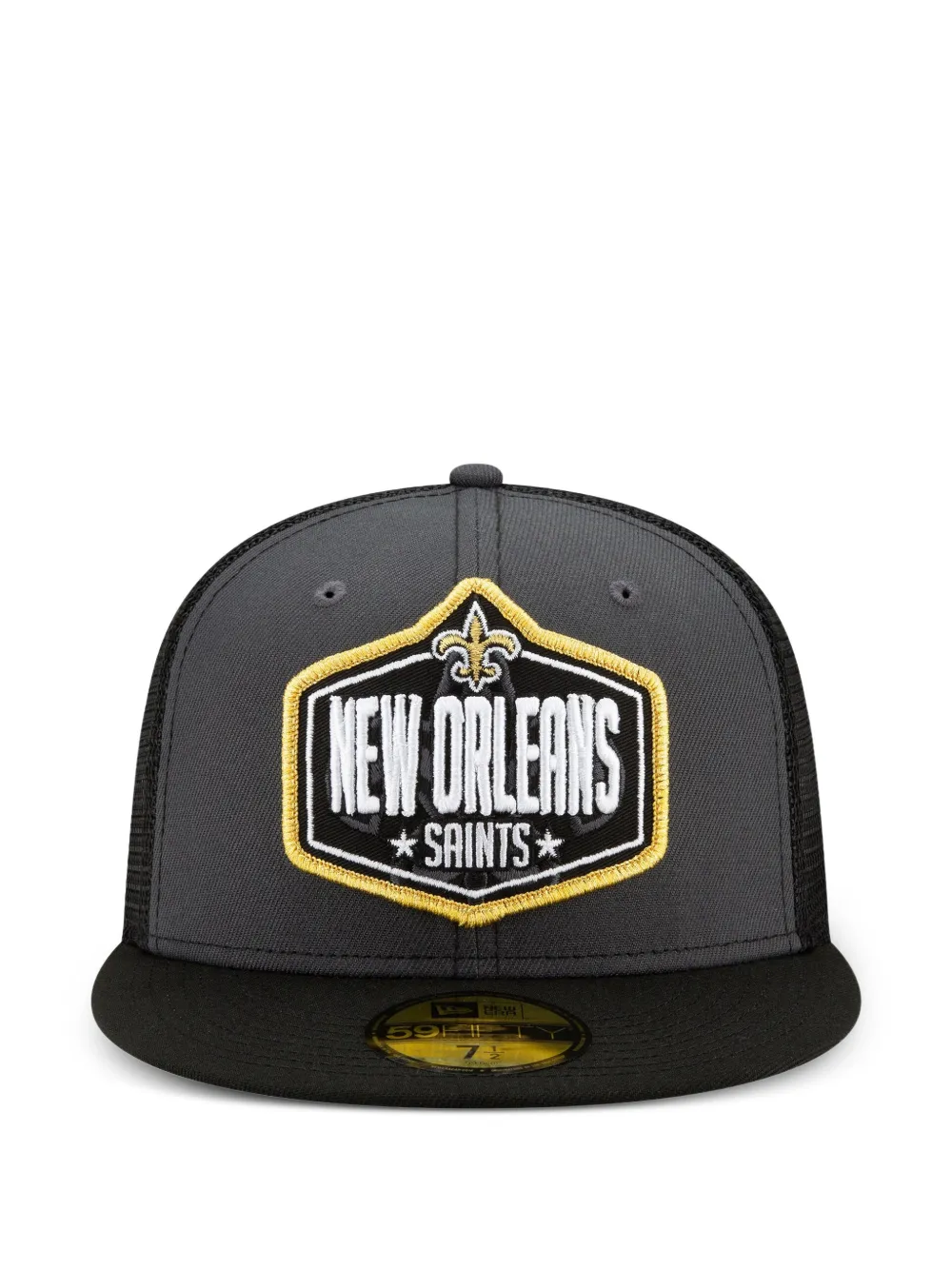 New Era X Orleans Saints 2021 Nfl Draft 59fifty Snapback Trucker Hat In Black