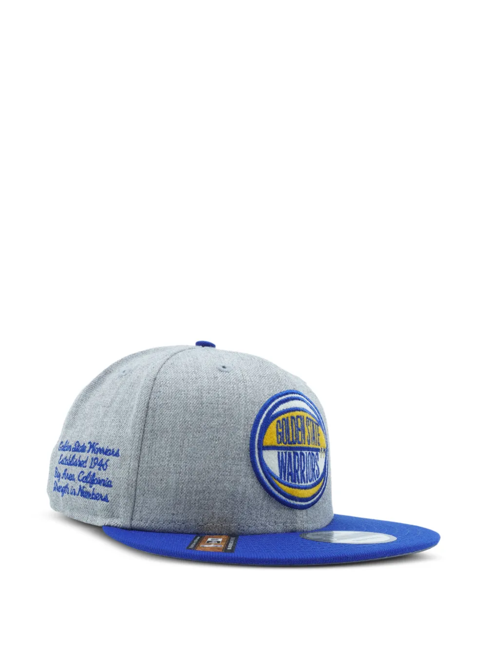NEW ERA CAP 9FIFTY Golden State Warriors 2019 pet Grijs