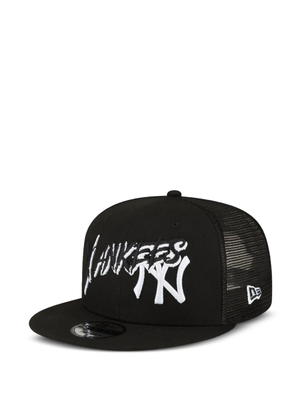 NEW ERA CAP 9피프티 뉴욕 양키스 트러커 모자 | 블랙 | Image 1