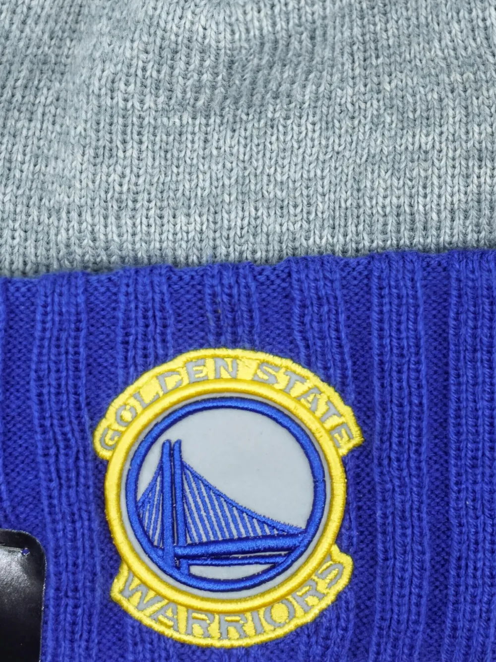 NEW ERA CAP Golden State Warriors muts met pompon Grijs